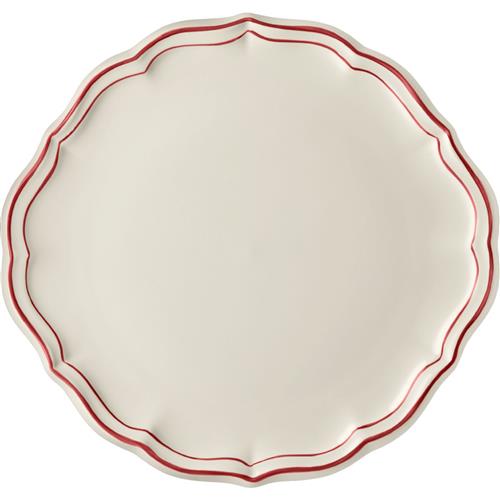 Gien Filet Rouge Cake dish 31.7cm