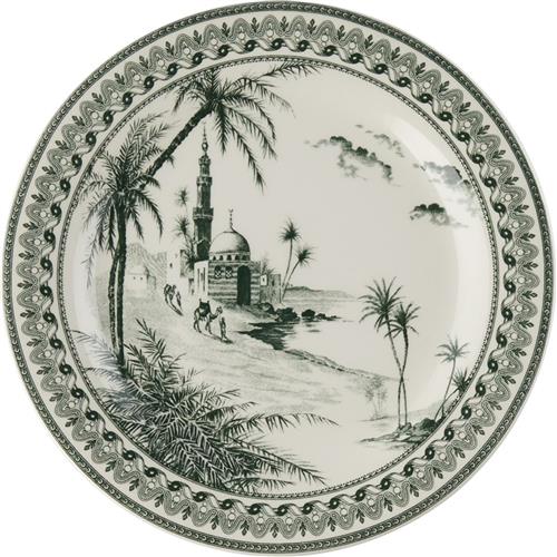 Gien Vues d'Orient cake plate
