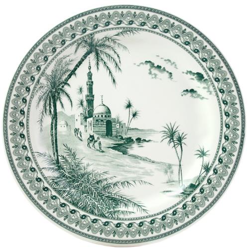 Gien Vues d'Orient round cake plate