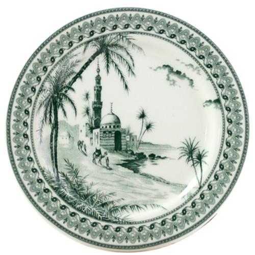 Gien Vues d'Orient Petit Four Plate