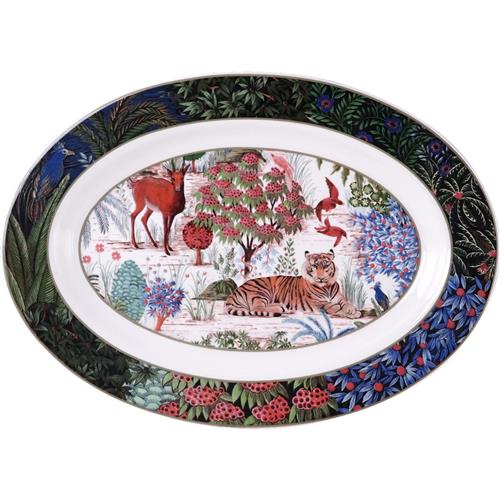 Oval bowl Jardin du Palais