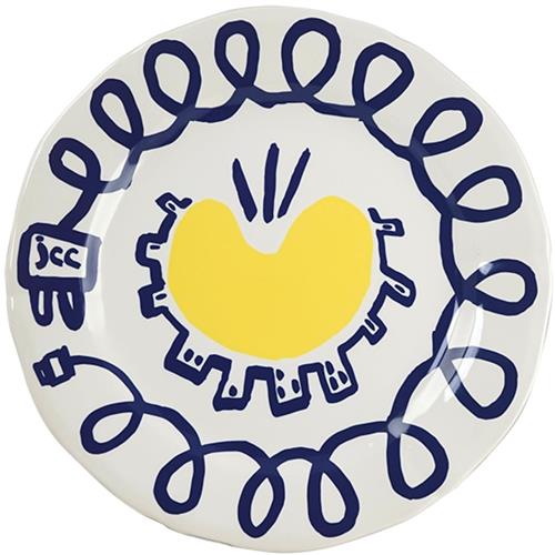 Gien Breakfast plate L'Archipel Sentimental Château 23.2 cm