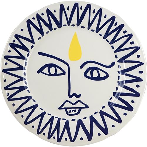 Gien Dinner plate L'Archipel Sentimental Visage 27.3 cm