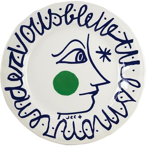 Gien Dinner plate L'Archipel Sentimental Profil 27.3 cm
