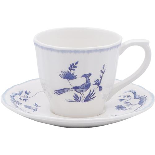 Gien Koffie/theekop & Schotel Paradis Bleu