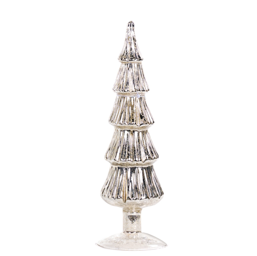 Christmas tree ornament silver 30cm