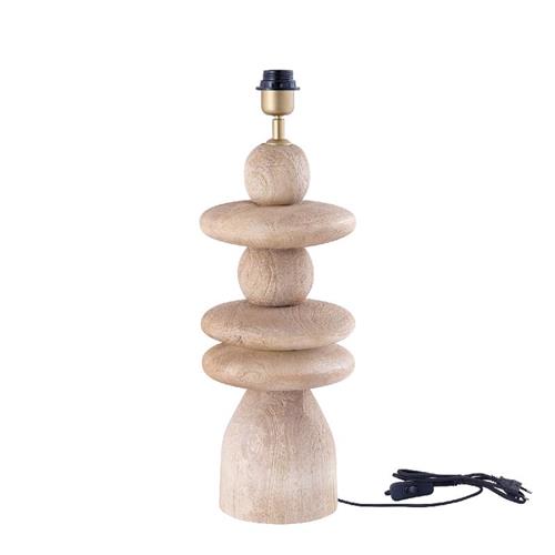 Table lamp base Callain Mango wood H: 45cm