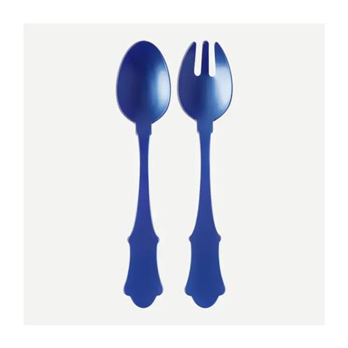 Salad cutlery Acrylic Honorine Cobalt blue (SET)