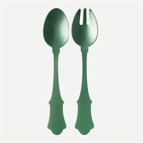 Salad cutlery Acrylic Honorine Jardin Green (SET)
