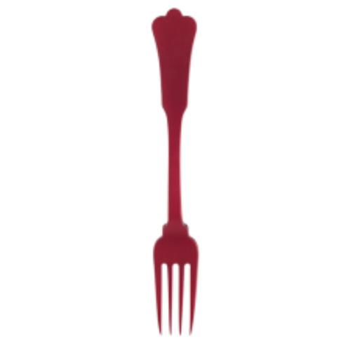 CAKE FORK ACRYLIC HONORINE RED
