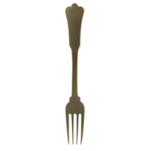 CAKE FORK ACRYLIC HONORINE OLIVE