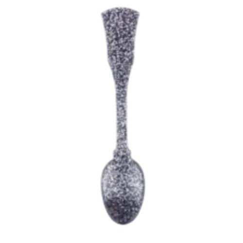 MUG SPOON ACRYLIC HONORINE GLITTER SILVER