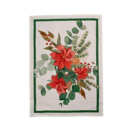 Tessitura Theedoek Garland Glee Green 50x70
