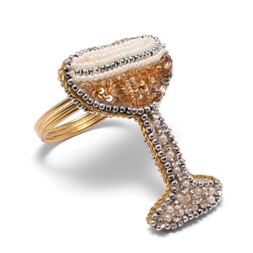 Vondels Servetring Cocktail Goud