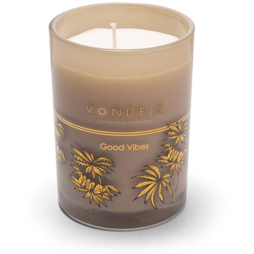 Scented candle Good Vibes beige 250g
