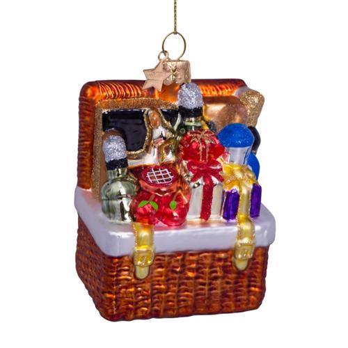 Christmas hanger Picnic basket 11cm