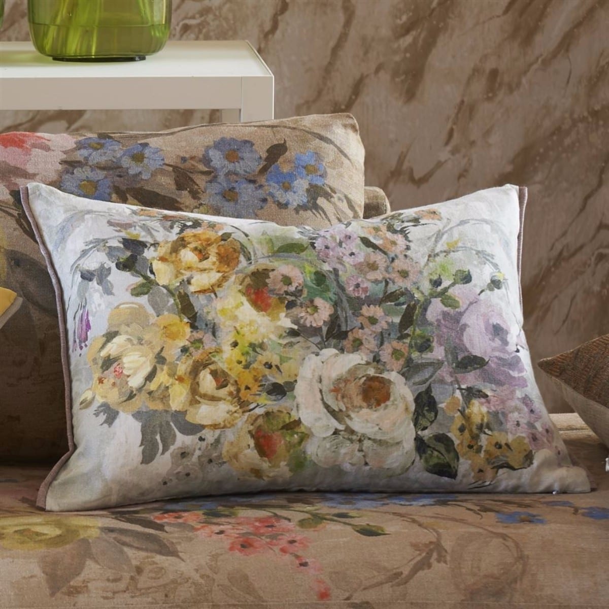 Designers Guild Sierkussen Veronese Duck Egg